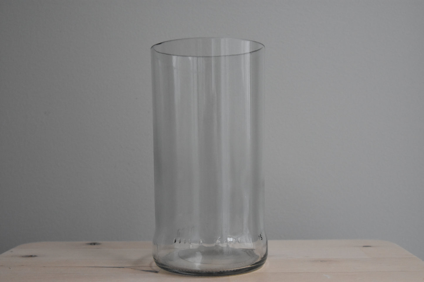 Genomskinligt dryckesglas