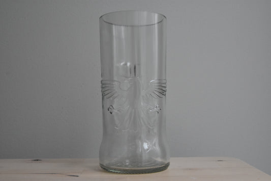 Genomskinligt dryckesglas